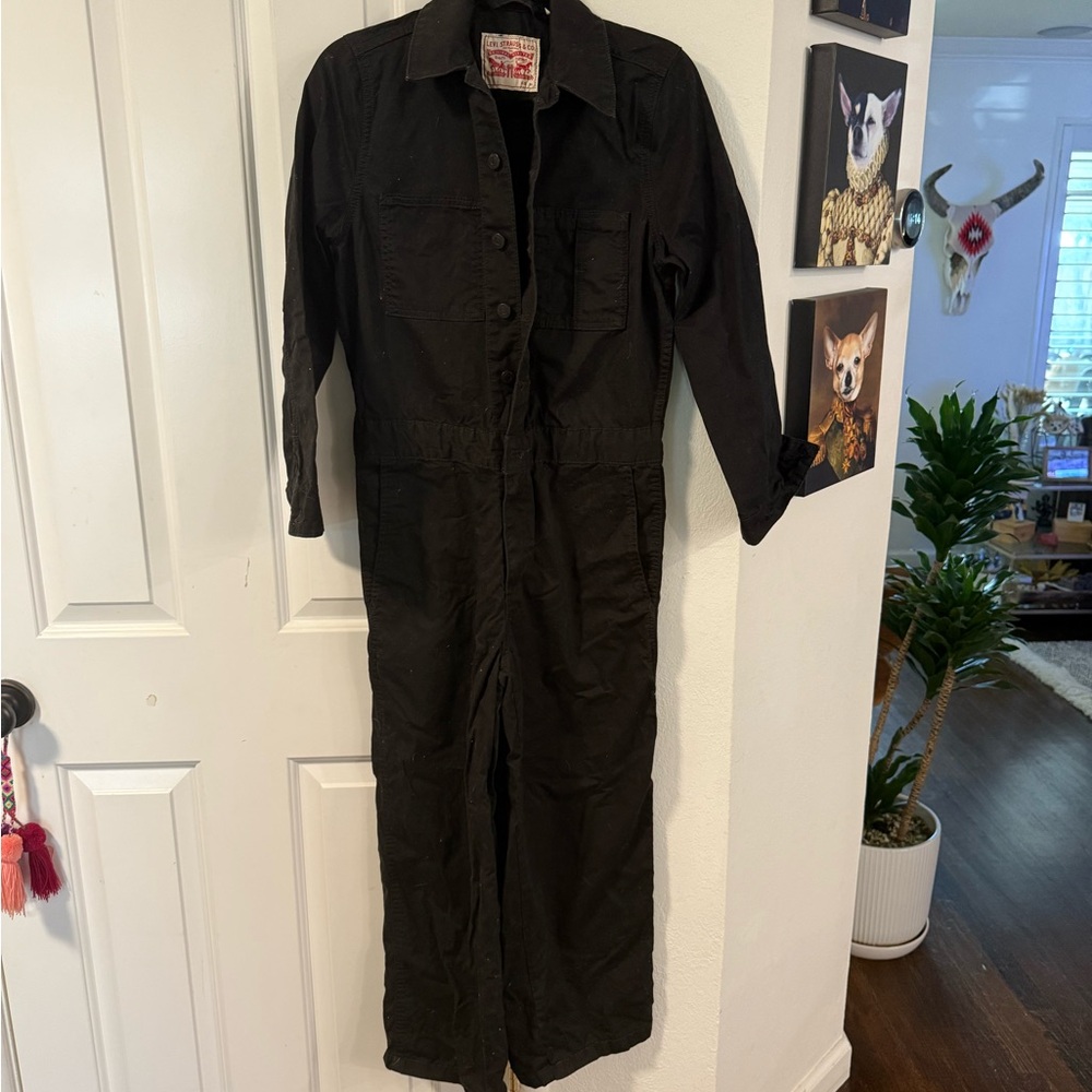 Levi's Black jumpsuit XS